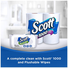 Load image into Gallery viewer, Scott Flushable Wipes, Fragrance-Free, Refill bag with 170 Wipes Total