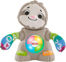Load image into Gallery viewer, Fisher-Price Linkimals Smooth Moves Sloth, clapping baby toy with music, lights, and learning songs for babies &amp; toddlers ages 9 months &amp; up