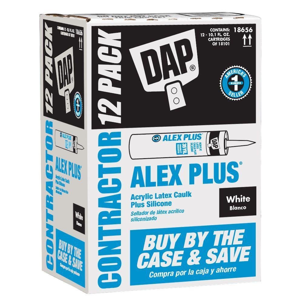 Alex Plus Caulk Contractor Pack White 10.1 FL.OZ