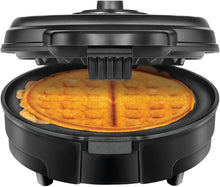 Load image into Gallery viewer, Chefman Anti-Overflow Belgian Waffle Maker w/Shade Selector, Temperature Control Mess Free Moat, Round Iron w/Nonstick Plates &amp; Cool Touch Handle, Measuring Cup Included
