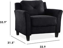 Load image into Gallery viewer, Lifestyle Solutions KD Rolled-Arm Collection Grayson Micro-fabric