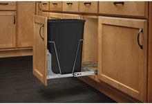 Load image into Gallery viewer, Rev-A-Shelf Single 35 Quart Pull Out Trash Can for Kitchen or Bathroom Cabinet Drawer Storage