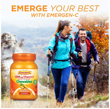 Load image into Gallery viewer, Emergen-C Chewable Vitamin C 1000mg, With B Vitamins And Antioxidants Tablet (40 Count, Orange Blast Flavor), Dietary Supplement, Multi