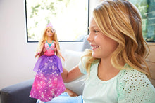 Load image into Gallery viewer, Barbie Dreamtopia 2-in-1 Princess to Mermaid Fashion Transformation Doll (Blonde, 11.5-in) with 3 Looks and Accessories, for 3 to 7 Year Olds