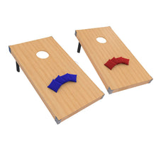 Load image into Gallery viewer, Outdoor Cornhole Lawn Game Set-Family Friendly, Fun for Kids and Perfect for Your Next Tailgate- Official Size Boards and Bags by Hey! Play!