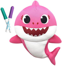 Load image into Gallery viewer, Pinkfong Baby Shark - Doodle Me Doll - Baby Shark - Preschool Plush - by WowWee