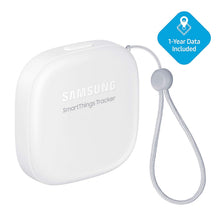 Load image into Gallery viewer, Samsung SmartThings Tracker [SM-V110AZWAATT] Live GPS-Enabled Tracking via Nationwide LTE-M Networks | Use for Kids, Cars, Keys, Pets Wallets, Luggage, and More - Small, White