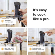 Load image into Gallery viewer, Anova Culinary AN500-US00 Sous Vide Precision Cooker (WiFi), 1000 Watts | Anova App Included, Black and Silver