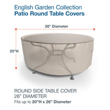 Load image into Gallery viewer, Budge English Garden Round Patio Table Cover