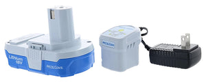 Arctic Cove MBF0181 18V Lithium Ion Powered Cooling Bucket Top Variable Speed Fan and Water Mister (18V Battery and Charger Included, 5 Gallon Bucket Not Included)