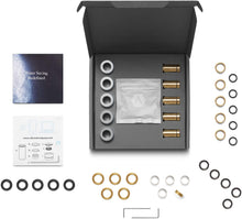 Load image into Gallery viewer, ALTERED Stainless Steel Chrome Nozzle Single Flow Dome 5-pack, 96% Less Water Universal Fitting with Adapters for Most Taps (Standard Size)