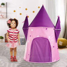 Load image into Gallery viewer, Alvantor Kids Princess Crystal Castle, Pop Play Tents Indoor Outdoor Great Game and Toy Gift for Children Fun, 35”x35”x51”