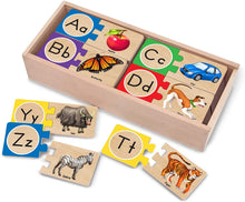Load image into Gallery viewer, Melissa &amp; Doug Self-Correcting Letter Puzzles