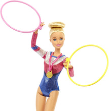 Load image into Gallery viewer, Barbie Gymnastics Playset: Barbie Doll with Twirling Feature, Balance Beam, 15+ Accessories for Ages 3 and Up