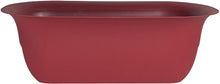 Load image into Gallery viewer, Bloem Modica Deck Rail Planter (MR2413), Burnt Red, 24&quot;
