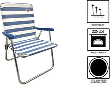 Load image into Gallery viewer, OmniCore Designs New Standard Folding Camp/Lawn Chair (2 Pack)