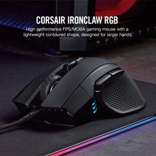 Load image into Gallery viewer, CORSAIR IRONCLAW RGB - FPS and MOBA Gaming Mouse