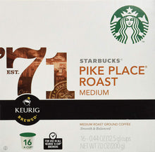 Load image into Gallery viewer, Starbucks Keurig Pikes Place 40 Count