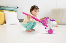 Load image into Gallery viewer, Fisher-Price Push &amp; Flutter Unicorn, Infant Walking Toy with Sounds and Action
