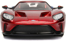 Load image into Gallery viewer, Jada Toys Marvel Captain America &amp; 2006 Ford Mustang Die-Cast Car, 1:24 Scale Vehicle with 2.75&quot; Die-Cast Collectible Figure