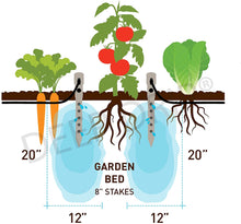 Load image into Gallery viewer, DEEP DRIP 8&quot; Watering Stake (2 Pack)