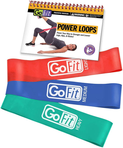 GoFit Power Loop Resistance Bands - Training Pack