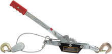 Load image into Gallery viewer, Torin Big Red Come-Along Double Gear Hand Cable Puller with 2 Hooks