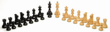 Load image into Gallery viewer, WE Games Jacques Chessmen - Weighted &amp; Handpolished Black Stained Wood with 3.75 in. King