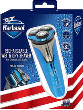 Load image into Gallery viewer, Barbasol Rechargeable Electric Rotary Shaver