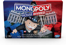 Load image into Gallery viewer, Monopoly House Divided Board Game: Elections and White House Themed Game; Board Game for Families and Kids Ages 8 and Up