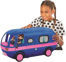 Load image into Gallery viewer, LOL Surprise 4-in-1 Glamper Fashion Camper with 55+ Surprises Fully-Furnished with Light Up Pool, Water Slide, Bunk Beds, Cafe, Bathroom, Closet, Vanity, BBQ Grill, and DJ Booth - Gift for Ages 6+