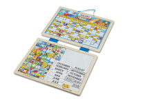 Load image into Gallery viewer, Melissa &amp; Doug Monthly Magnetic Calendar With 133 Magnets and 2 Fabric-Hinged Dry-Erase Boards