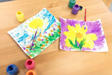 Load image into Gallery viewer, Crayola Paint Art Set, Contains Big Paint Brushes (4 Count Round), Paint Canvas (2 Boards) and Washable Kid&#39;s Paint (6 Count)(VAR)