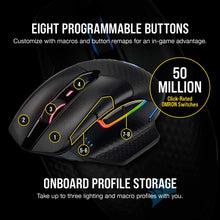 Load image into Gallery viewer, Corsair Dark Core - RGB Wireless Gaming Mouse