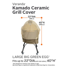 Load image into Gallery viewer, Classic Accessories Veranda Big Green Egg Grill Cover, Large