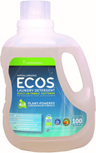 Load image into Gallery viewer, Earth Friendly Products ECOS Liquid Laundry, Lemongrass, 100-Ounce Bottle