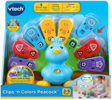 Load image into Gallery viewer, VTech Clips 'n Colors Peacock