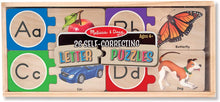 Load image into Gallery viewer, Melissa &amp; Doug Self-Correcting Letter Puzzles