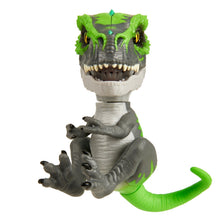 Load image into Gallery viewer, Untamed T-Rex by Fingerlings  – Tracker (Black/Green) - Interactive Collectible Dinosaur - By WowWee