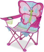 Load image into Gallery viewer, Melissa &amp; Doug Cutie Pie Butterfly Camp Chair