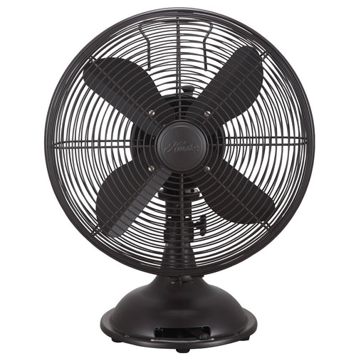 Hunter 12” Retro Table Fan in Oil-Rubbed Bronze