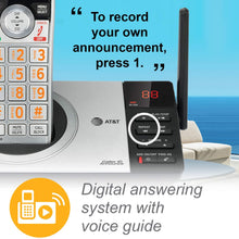 Load image into Gallery viewer, AT&amp;T CL82207 DECT 6.0 Expandable Cordless Phone with Answering System &amp; Smart Call Blocker