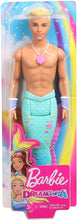 Load image into Gallery viewer, Barbie Dreamtopia Merman Doll, Approx. 12-Inch with Blue Rainbow Tail and Blonde Hair, for 3 to 7 Year Olds
