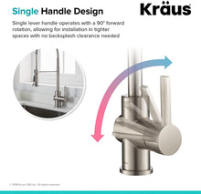 Load image into Gallery viewer, Kraus Britt Commercial Style Kitchen Purita Water Filter Faucet Combo