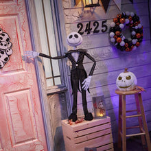 Load image into Gallery viewer, Party City The Nightmare Before Christmas Giant Standing Jack Skellington Halloween Decoration and Prop, 36"