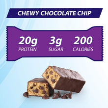 Load image into Gallery viewer, Pure Protein Bars, High Protein, Nutritious Snacks to Support Energy, Low Sugar, Gluten Free, Chewy Chocolate Chip, 2.75oz, 12 Pack