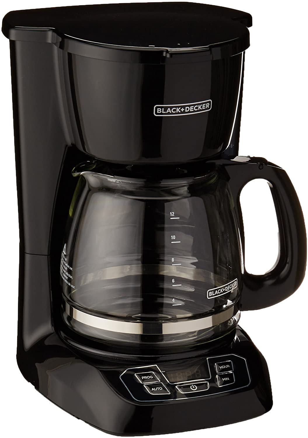 Black & Decker BCM1410B 12-Cup Programmable Coffeemaker with Glass Carafe