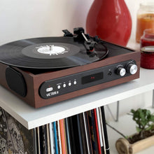 Load image into Gallery viewer, Victrola All-in-1 Bluetooth Record Player with Built in Speakers and 3-Speed Turntable