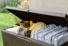 Load image into Gallery viewer, Keter Springwood Plastic Deck Storage Container Box Outdoor Patio Garden Furniture