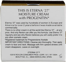 Load image into Gallery viewer, Revlon With Progenitin Eterna 27 Moisture Cream, 2 oz
